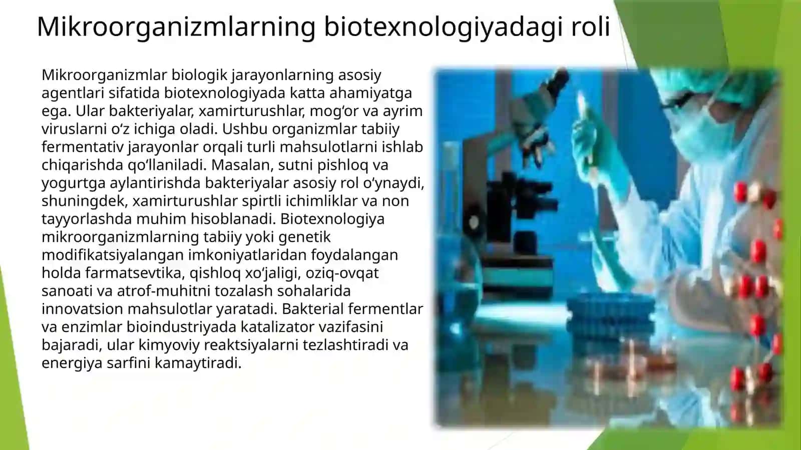 Mikroorganizmlar biotexnologiyasi 2