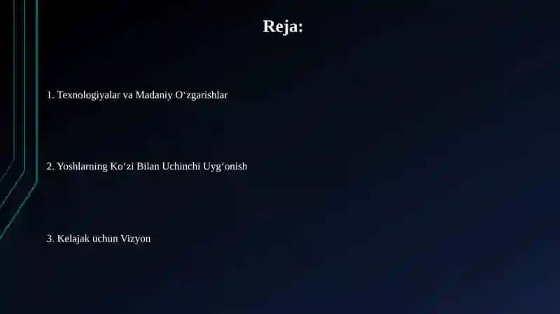 Uchinchi renessans yoshlar nigohida 2