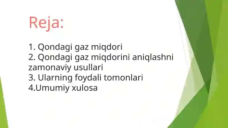 QONDA GAZLAR MIQDORINI ANIQLASHNING YANGI USULLARI 2