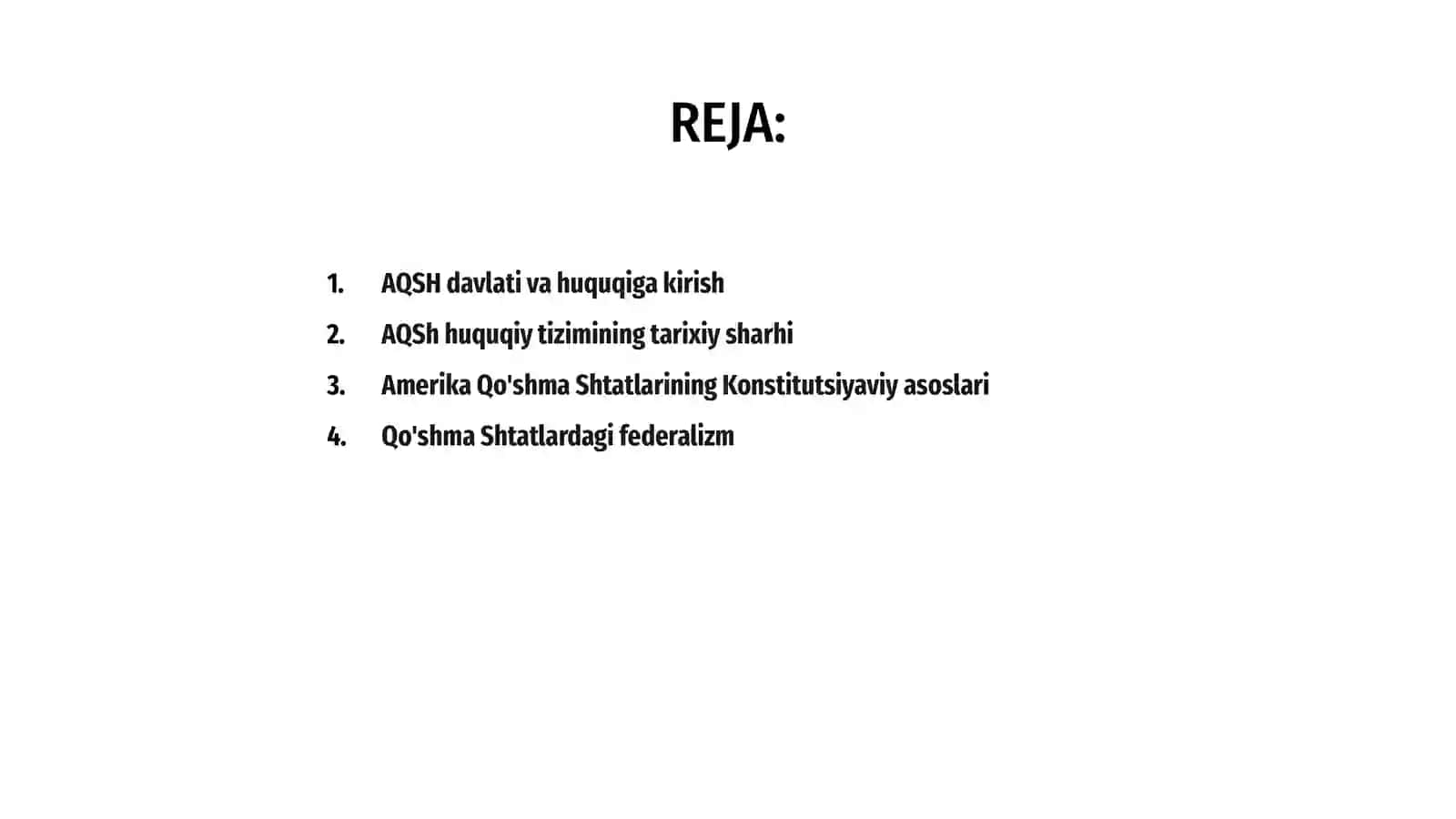 AMERIKA QO’SHMA SHTATLARI DAVLATI VA HUQUQI 2