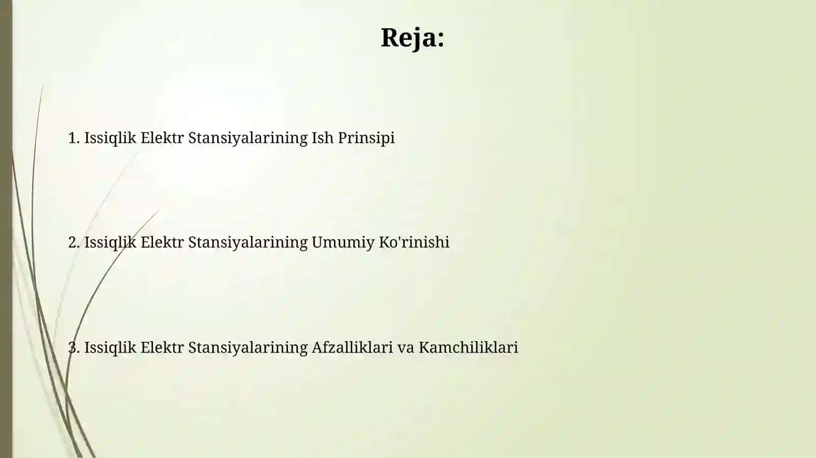 Issiqlik elektr stansiyalari 2