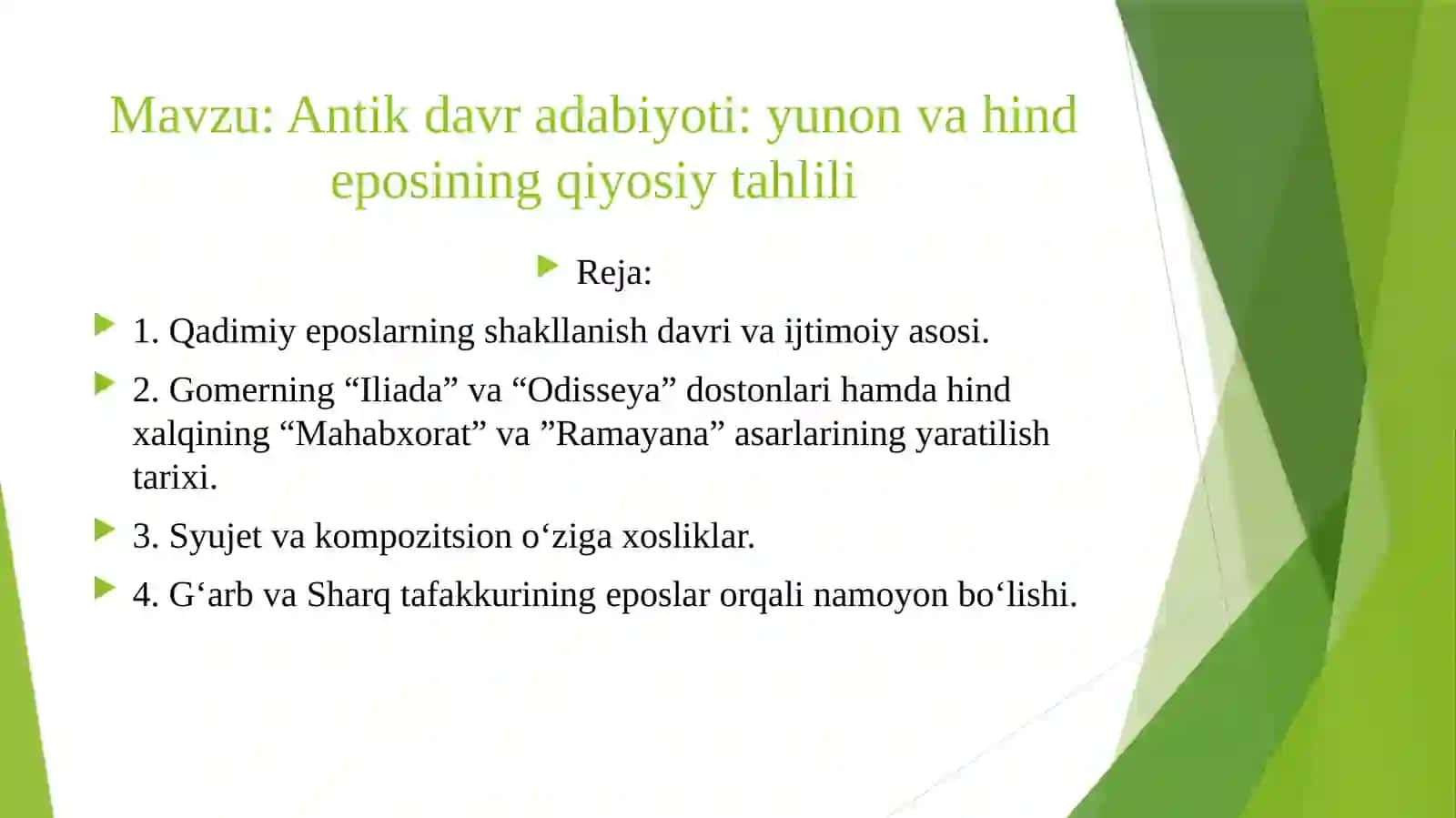 Qiyosiy adabiyotshunoslik 2