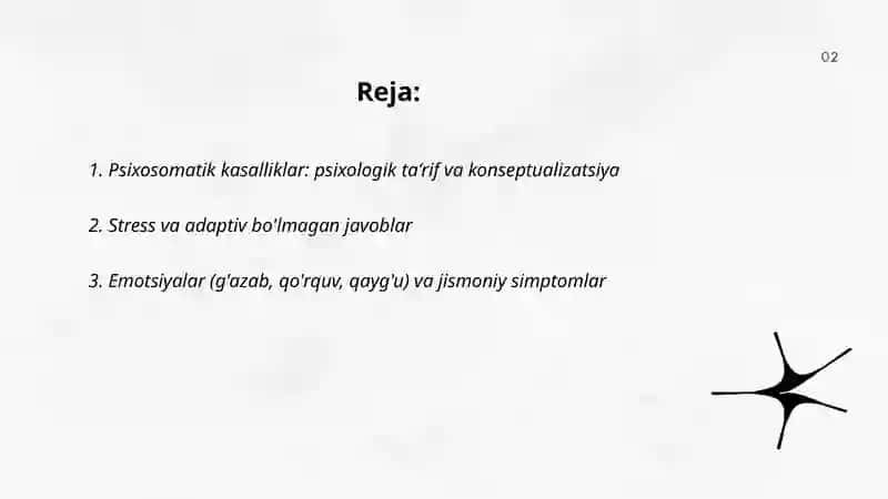 Psixosomatik kasalliklarning psixologik jihatlari 2