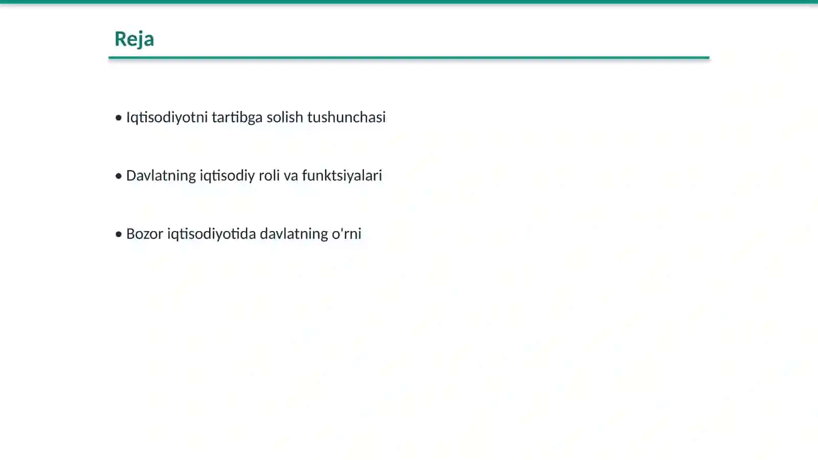 Iqtisodiyotni tartibga solishda davlatning roli 2