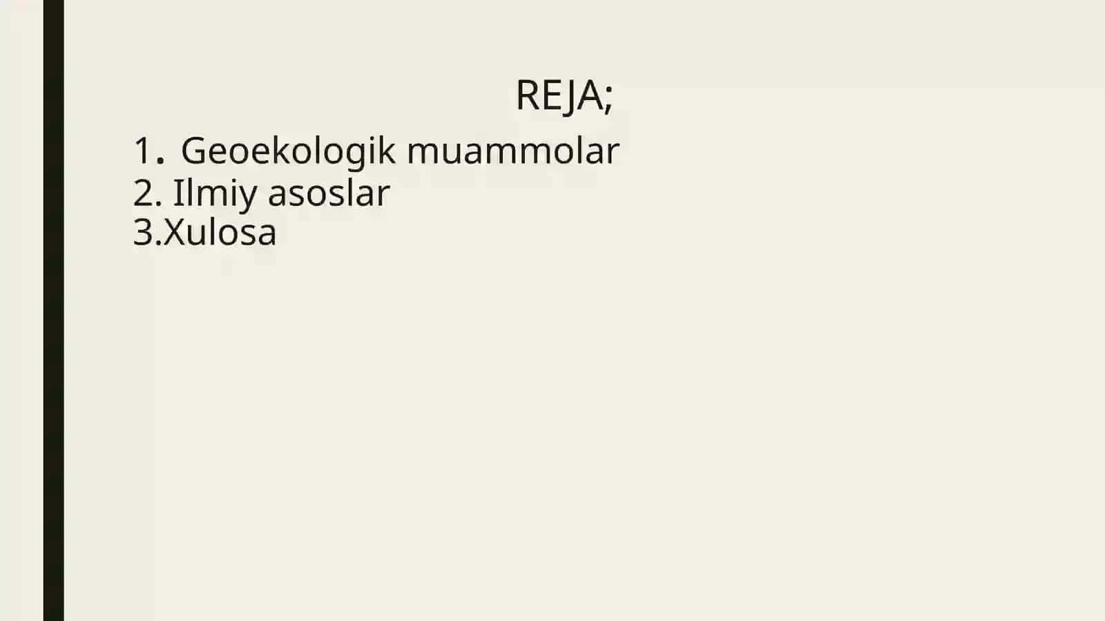 GEOEKOLOGIK MUAMMOLAR YECHIMINING ILMIY ASOSLARI 2