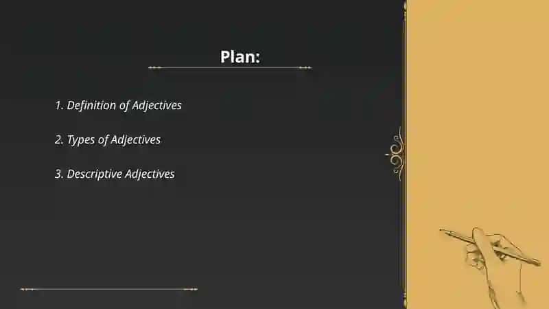 Definition of Adjectives 2