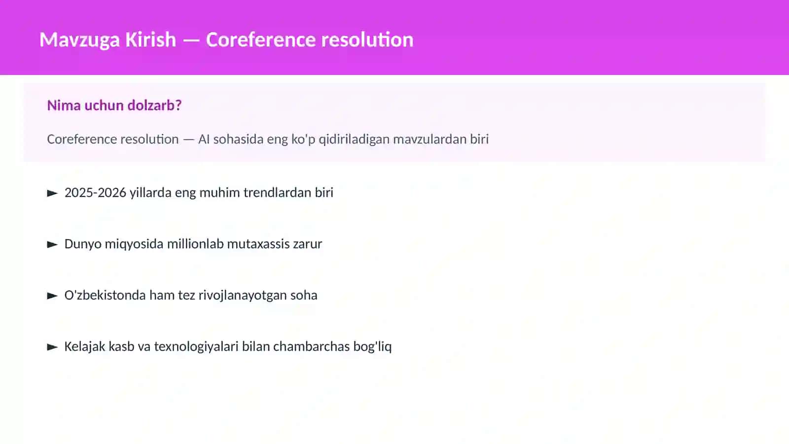 AI | NLP TABIIY TIL QAYTA ISHLASH 2
