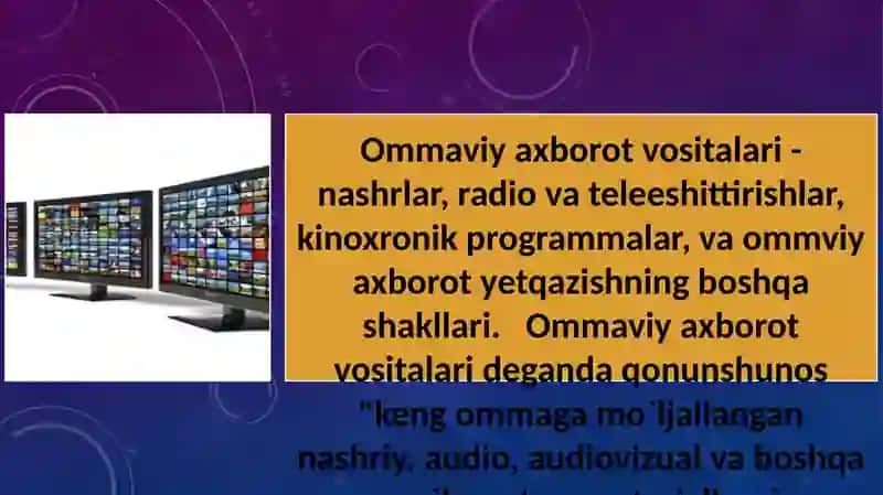 Òzbekiston Respublikasida ommaviy axborot vositalarining faoliyati 2