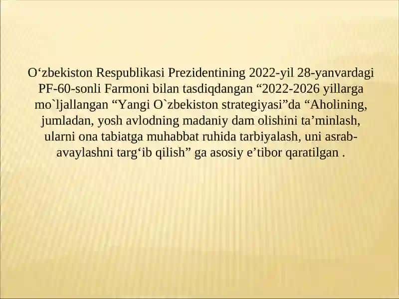 ATROF-MUHITNI QADRLASh: USULLARI 2