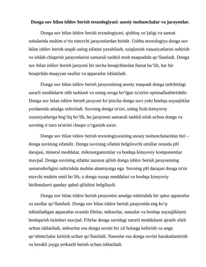 Donga suv bilan ishlov berish mashina va apparatlar 2
