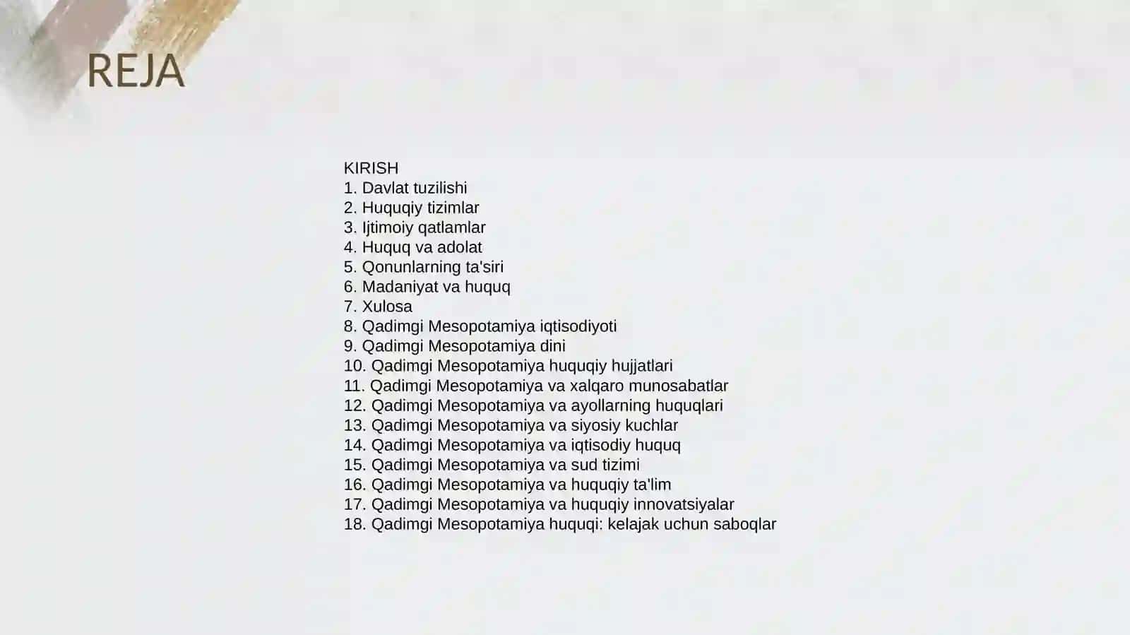 Qadimgi Mesopatmiyada davlat va huquqi 2