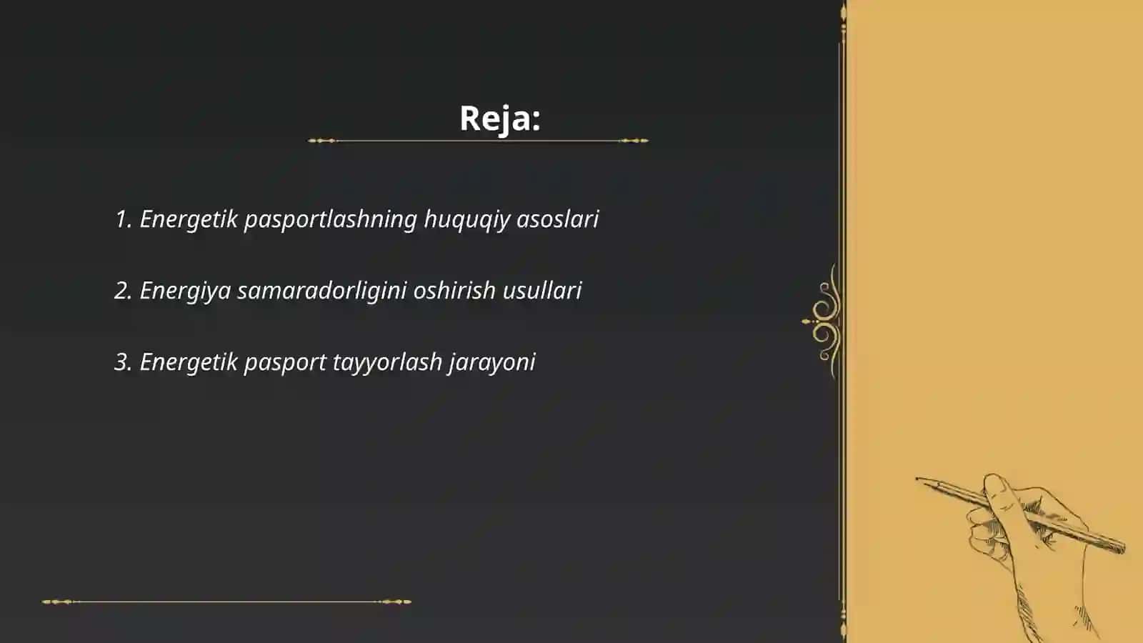 Energetik pasportlash 2