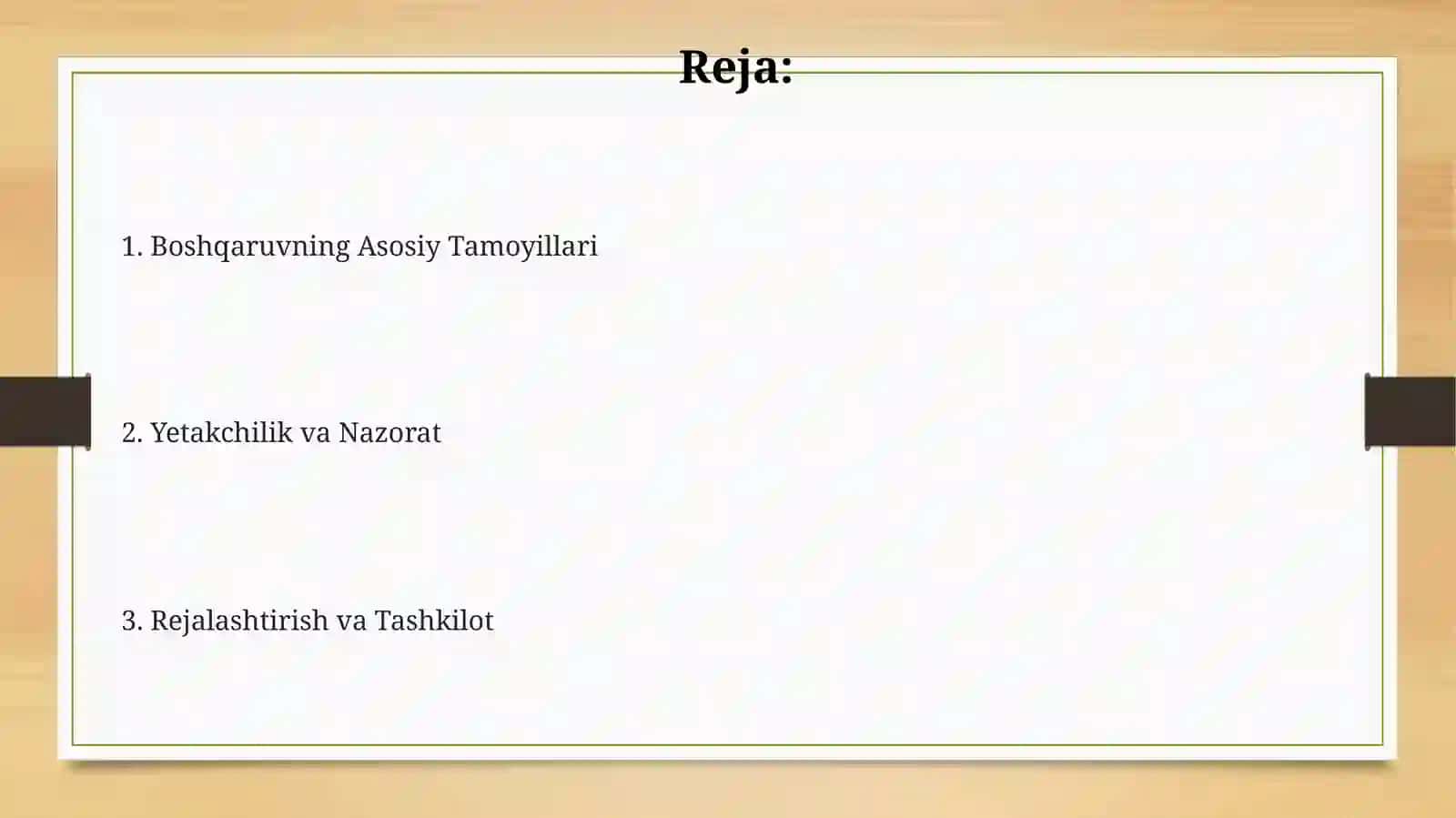Boshqarishning asosiy prinsiplari 2
