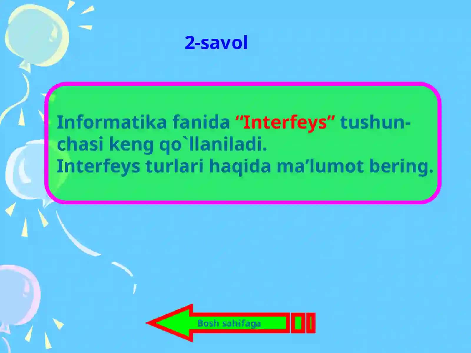 Dasturiy ta’minot shartli ravishda 2