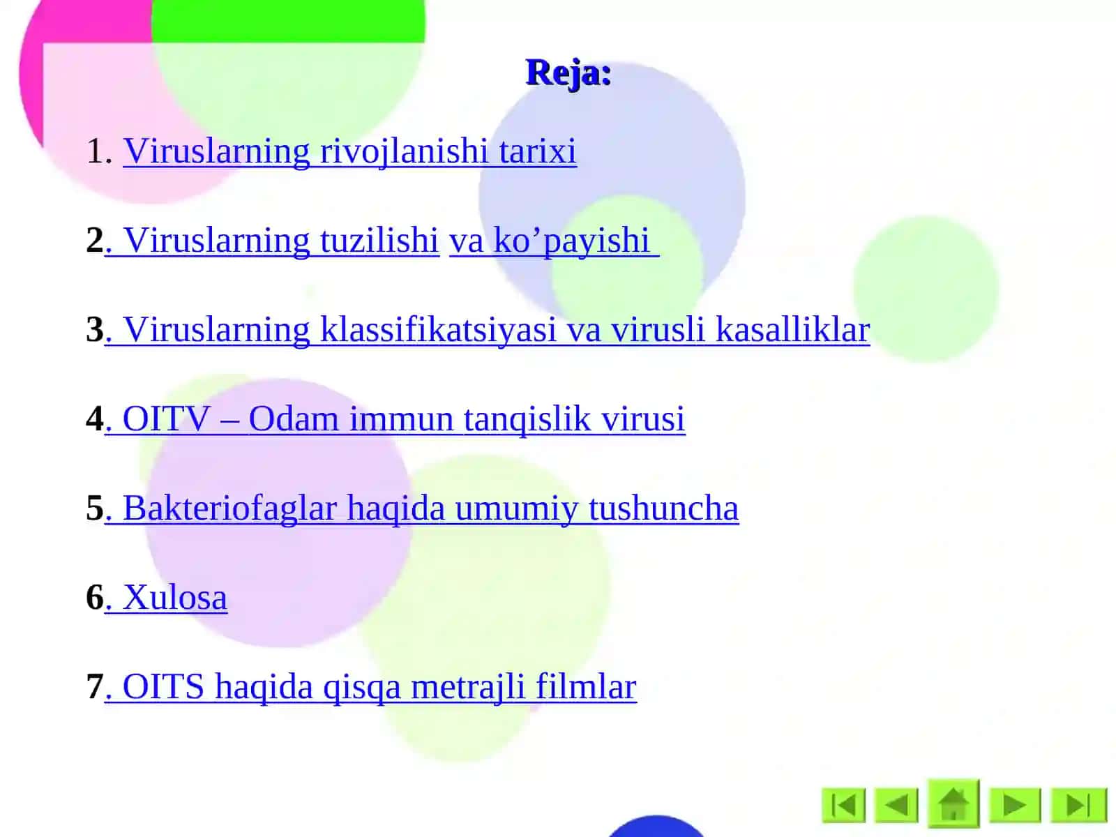 Viruslar va Bakteriofaglar 2