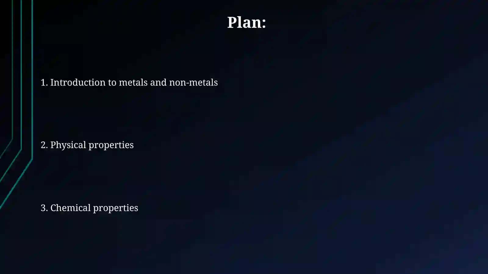 Metals and non-metals 2