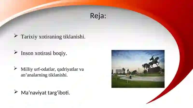 Mustaqillik yillarida ma'naviy taraqqiyot 2