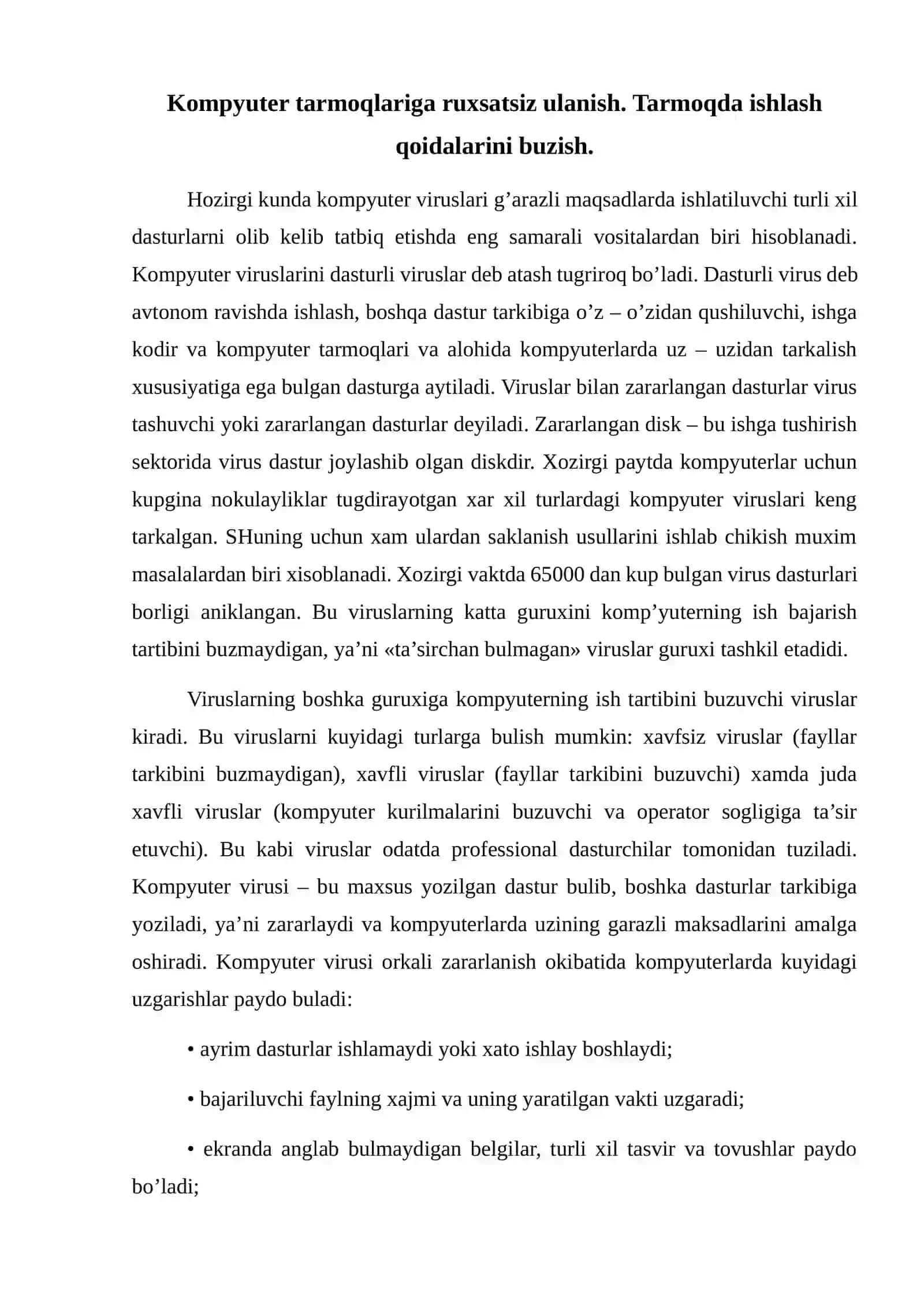 Kompyuter tarmoqlariga ruxsatsiz ulanish 2