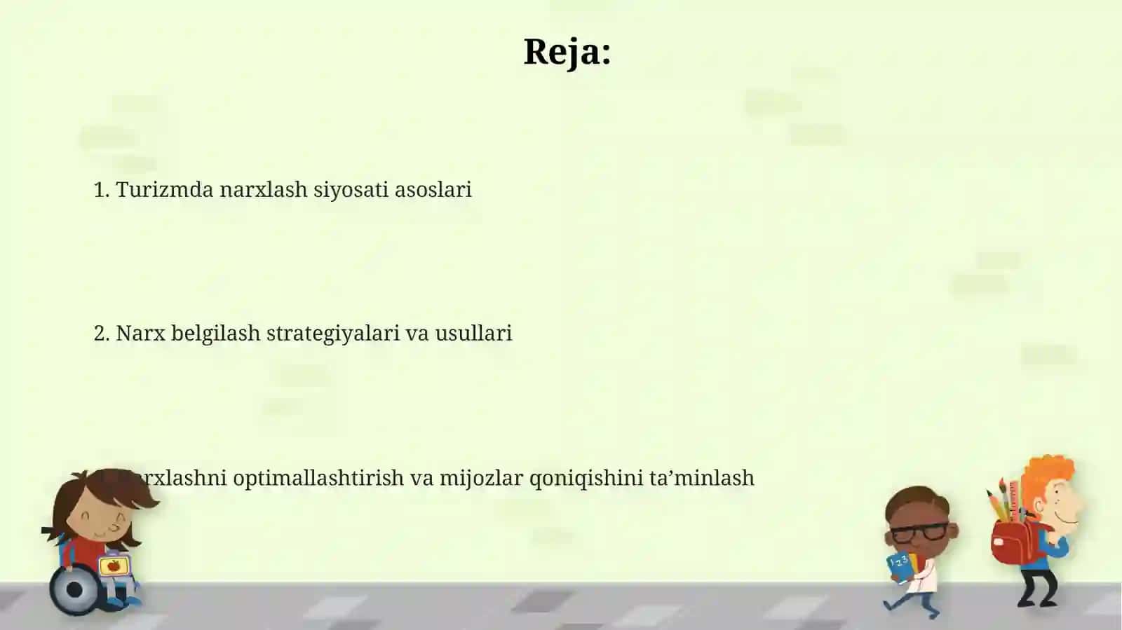 Turizmdanarxsiyosativanarxbelgilash 2