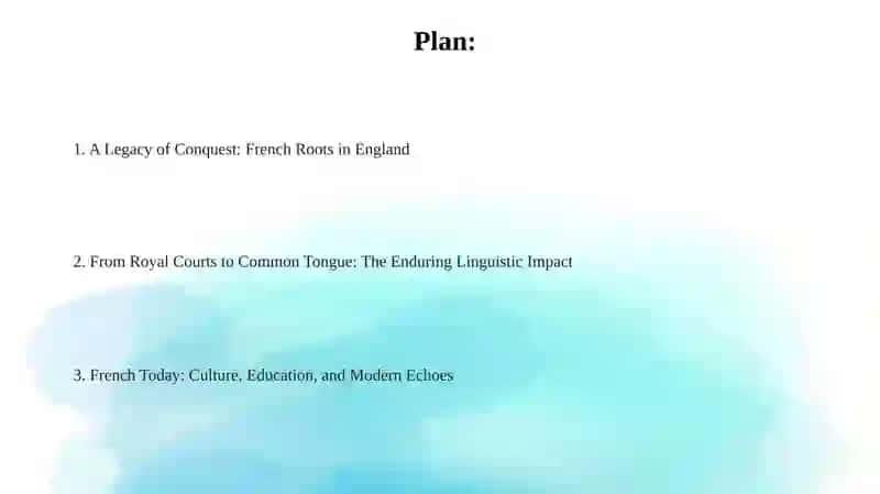 French language in England 2