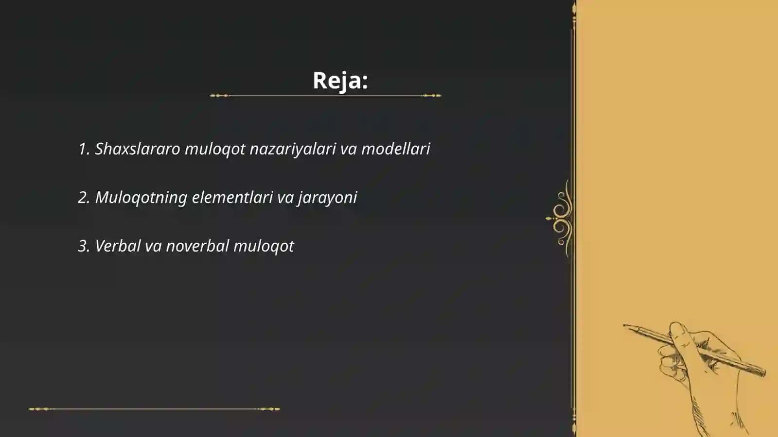 Shaxslararo muloqot psixologiyasi 2