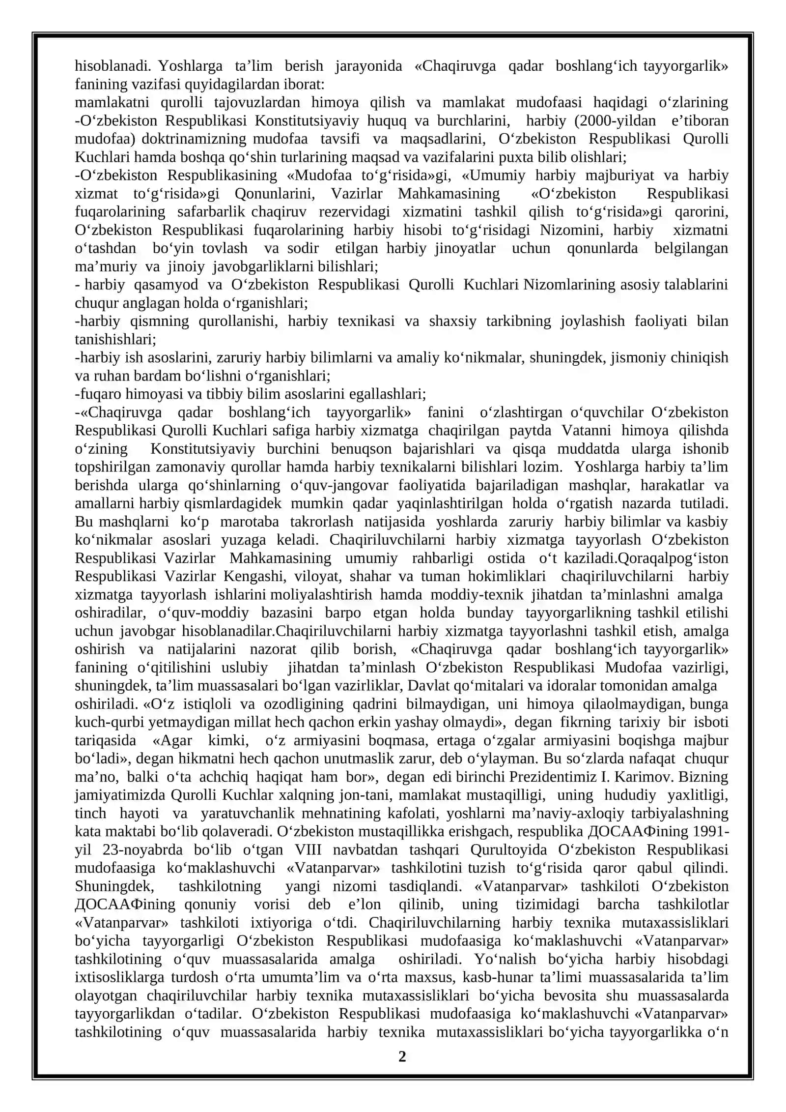 10-sinf CHQBT fanidan konspekt 2