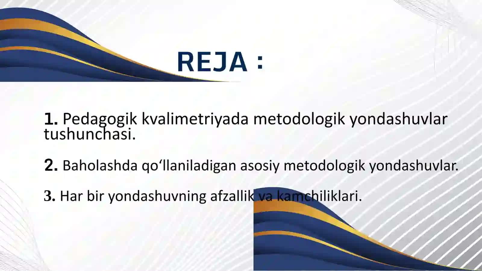Pedagogikk valimetriya faniga metodologik yondashuvlar 2