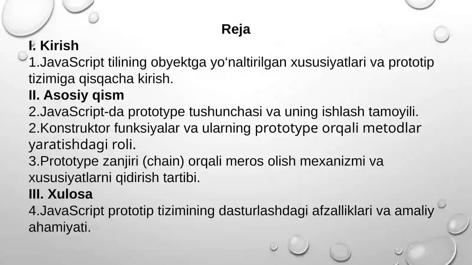 JavaScript-da prototype va uning ishlash mexanizmi 2