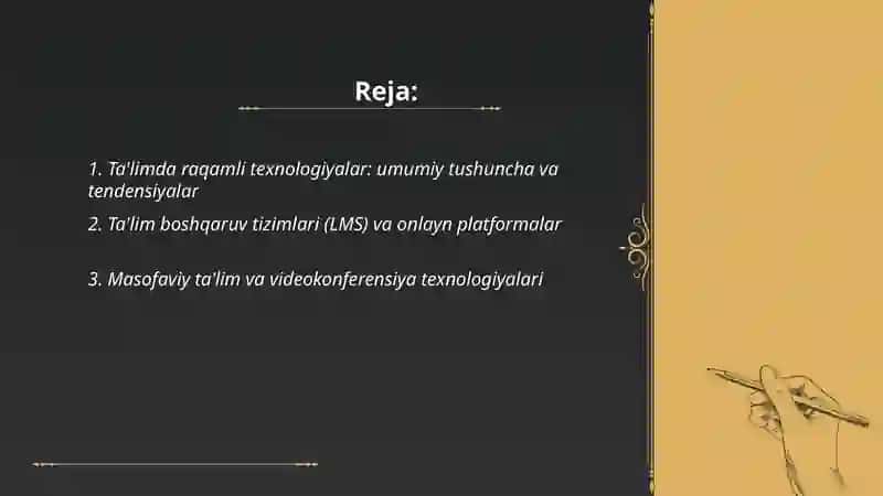 Ta'limda raqamli texnologiyalar 2