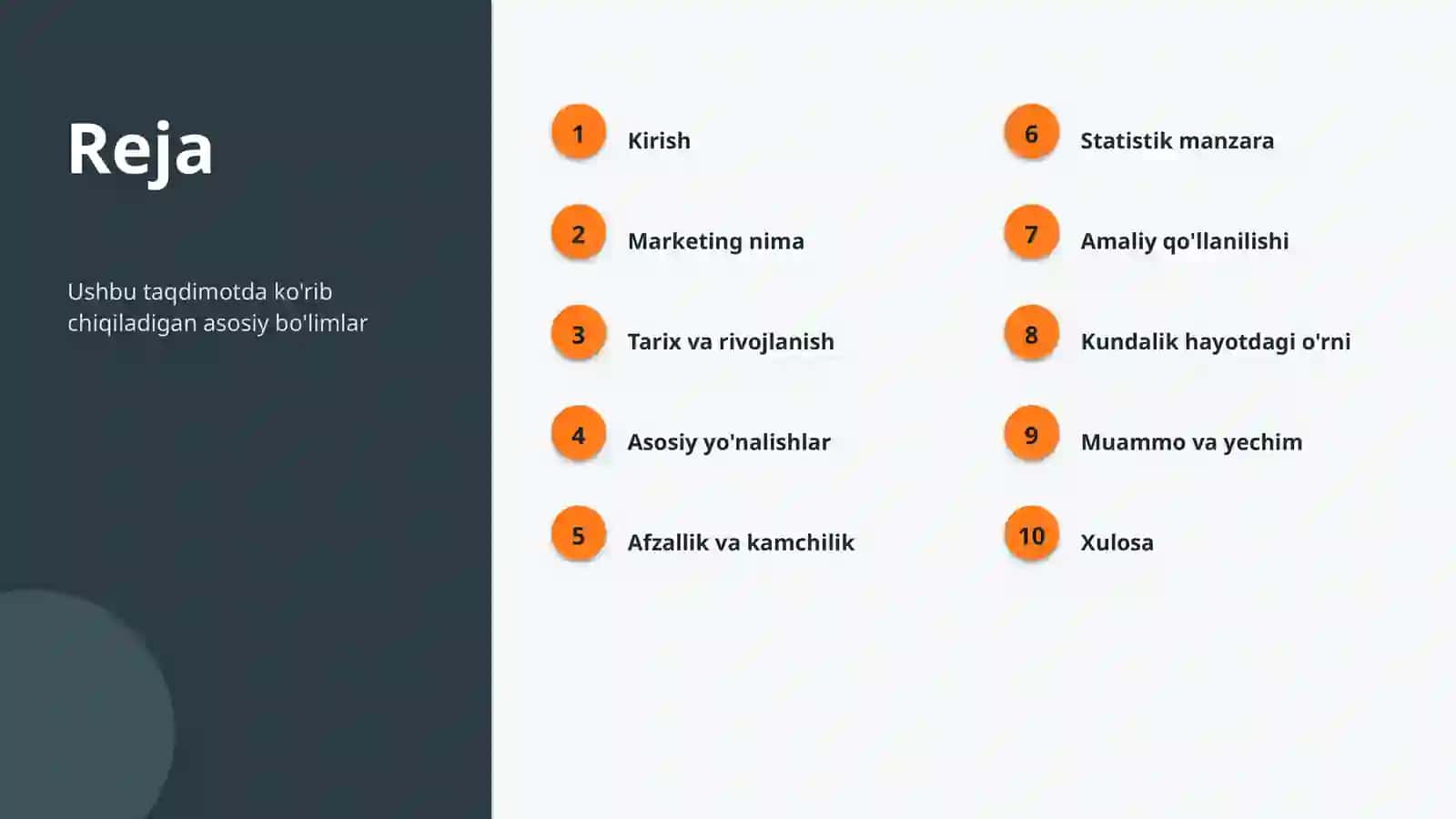 Kundalik hayotda - Marketing 2