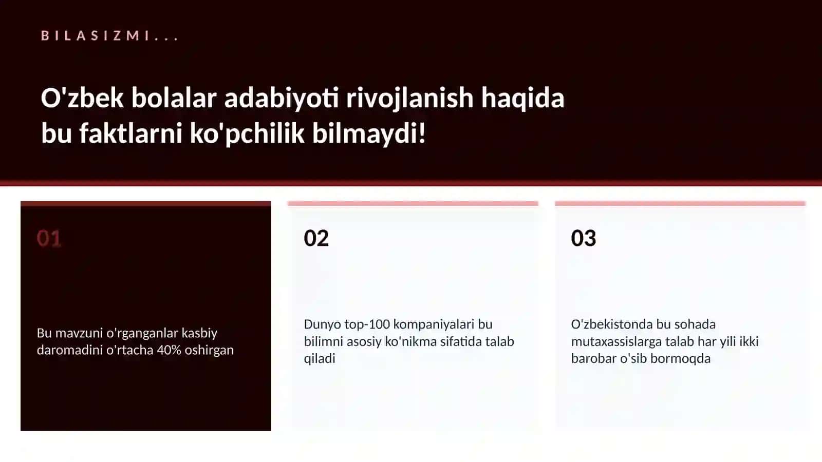 O'zbek bolalar adabiyoti rivojlanish 2
