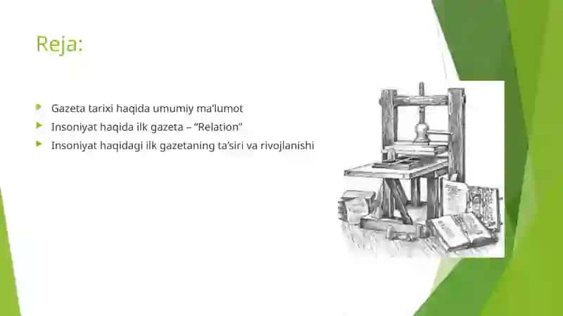 Ilkgazetaningpaydobo’lishi 2