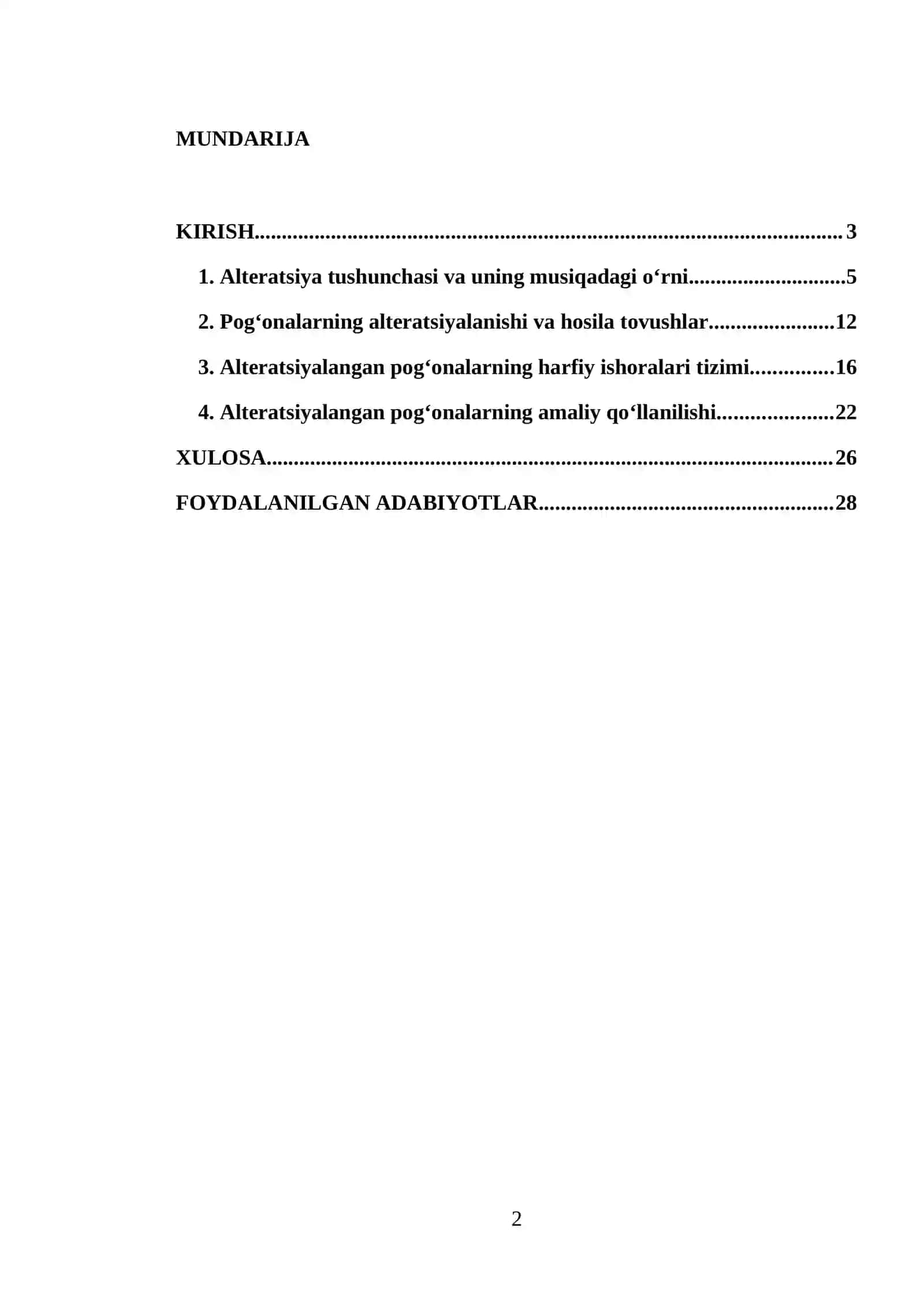 ALTERATSIYALANGAN POGʻONALARNING HARFIY ISHORALARI 2