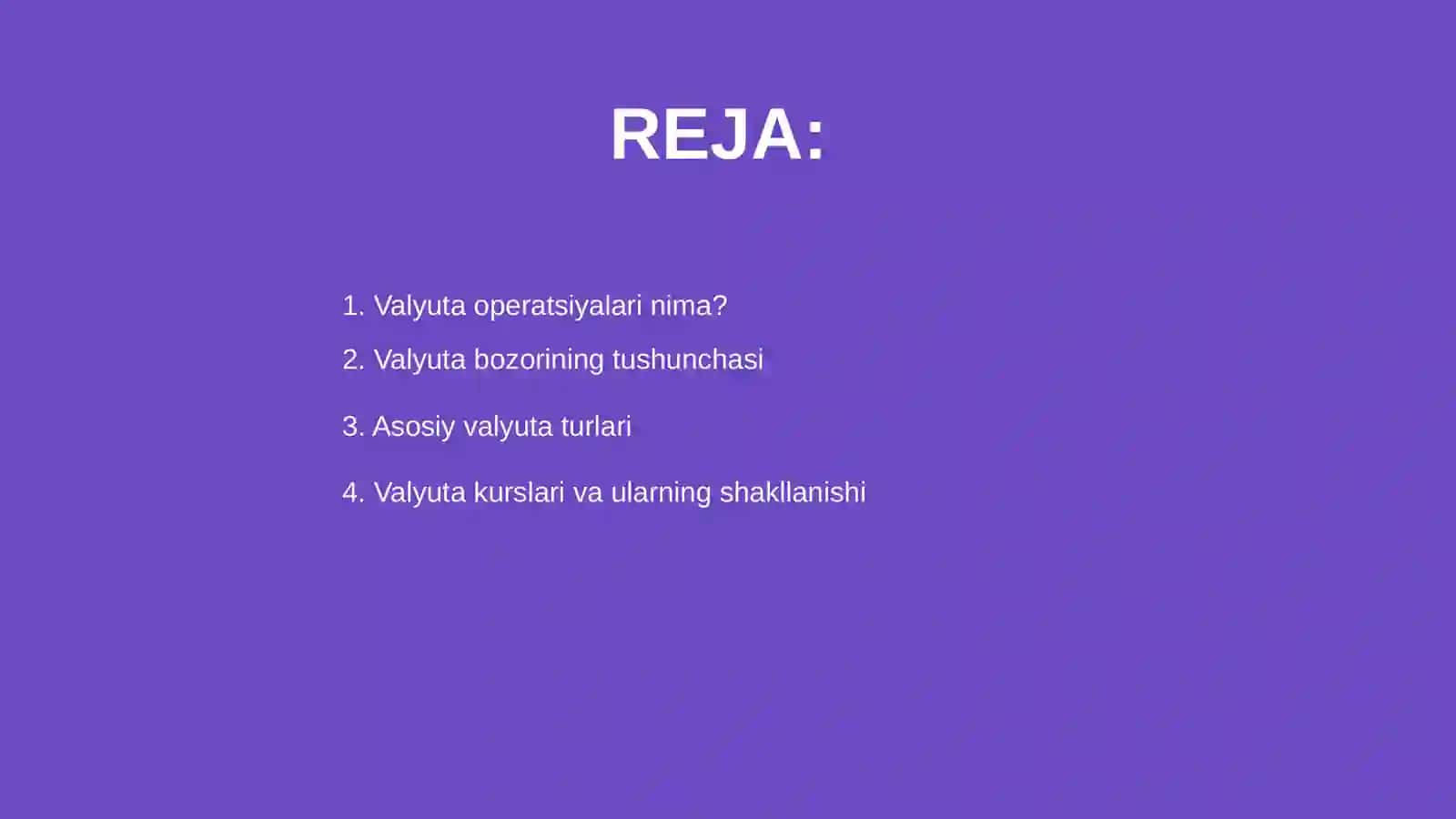 Valyuta operatsiyalari 2