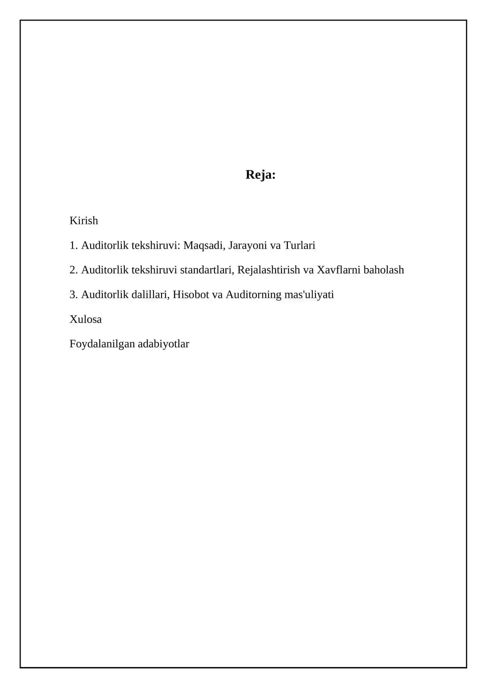 Moliyaviy natijalar auditi 2