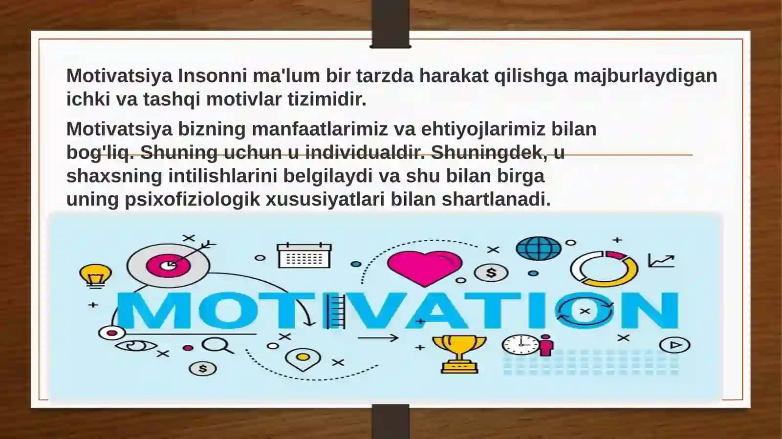 Motivatsiyaturlari 2