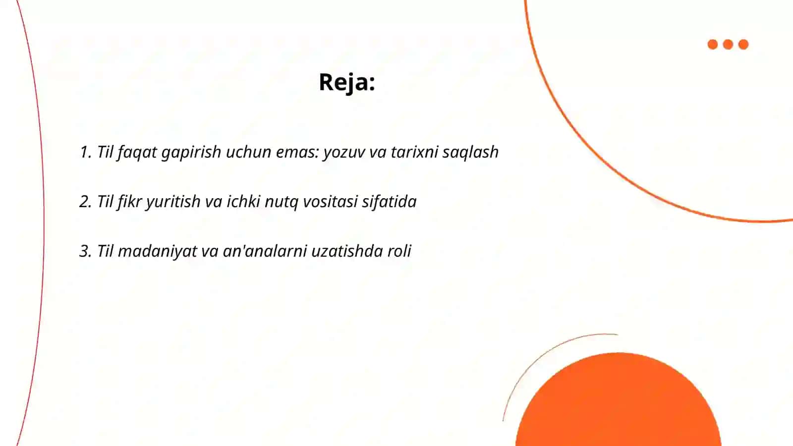 Til faqat gapirish uchun emas: yozuv va tarixni saqlash 2