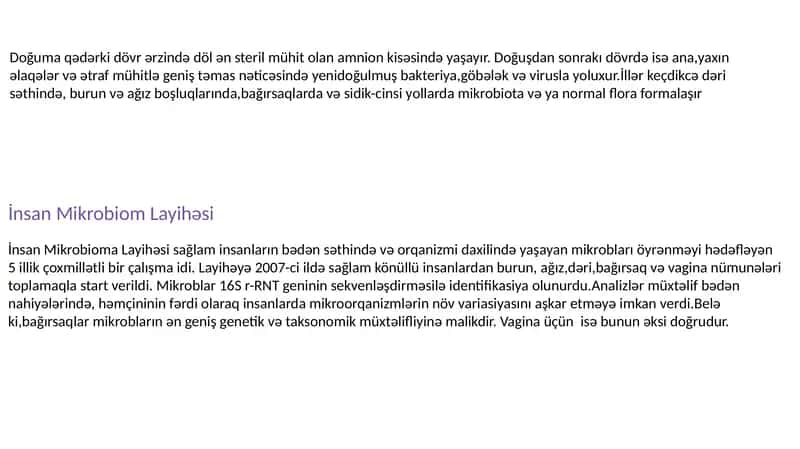 Normal mikroflora və onun rolu 2