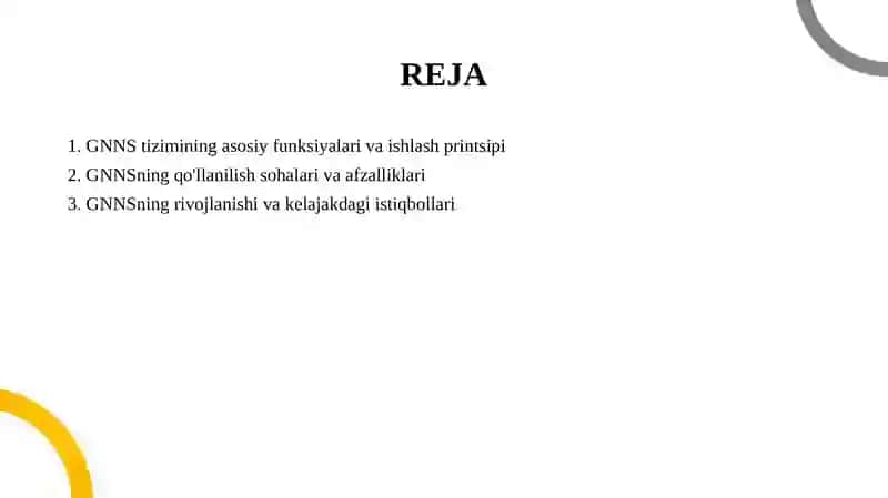 GNNS (GNSYT)lar haqida tushuncha 2