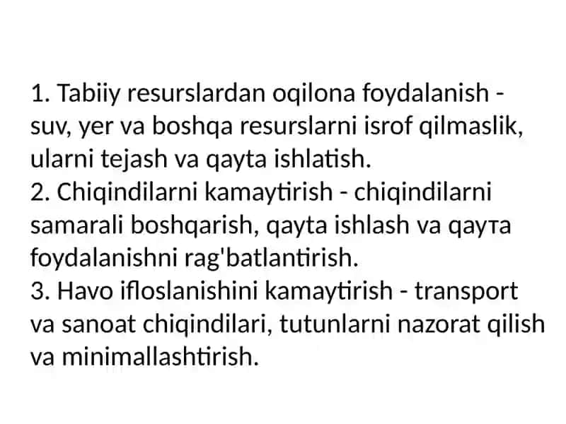 Ekologiya muammolari 2