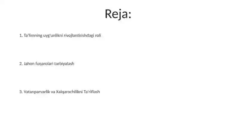 Vatanparvarlik va baynalminallik tarbiyasi 2