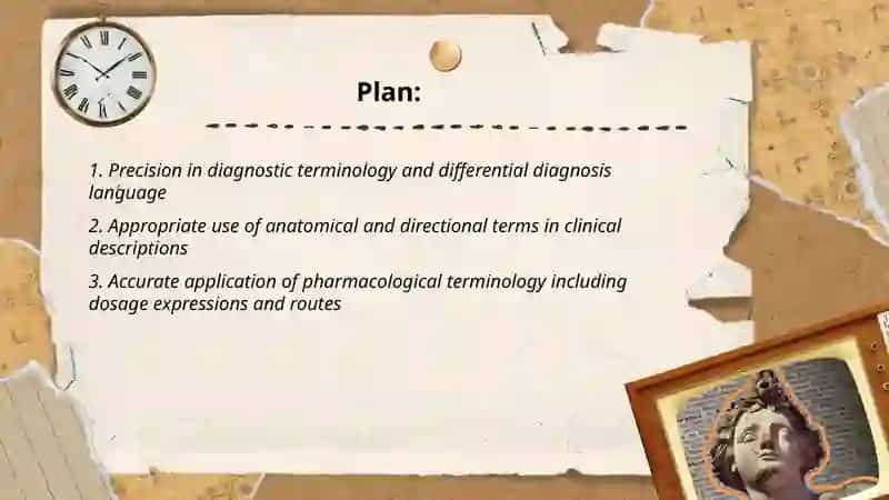 Accurate application of medical terminology 2