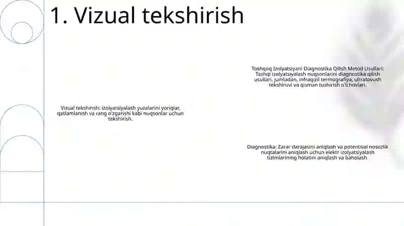 Tashqi Izolyatsiyani Diagnostika Qilish Metod Usullari 2