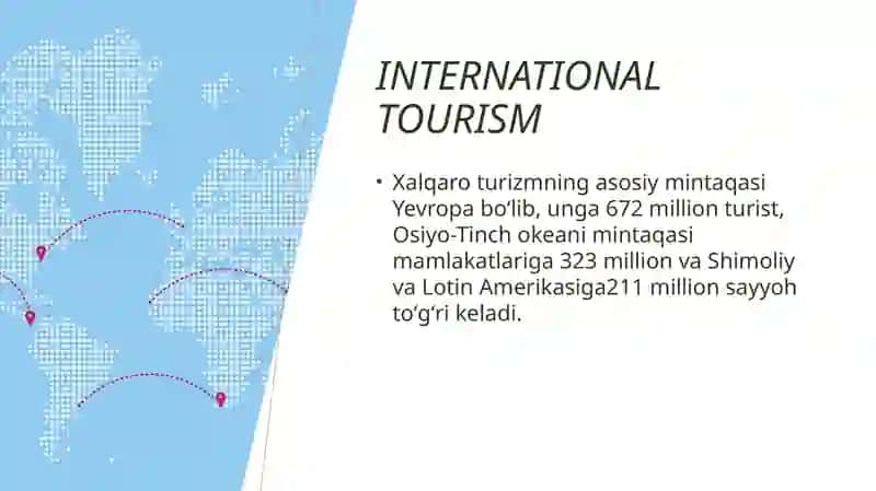 Xalqaro turizmning globallashuv jarayoni 2