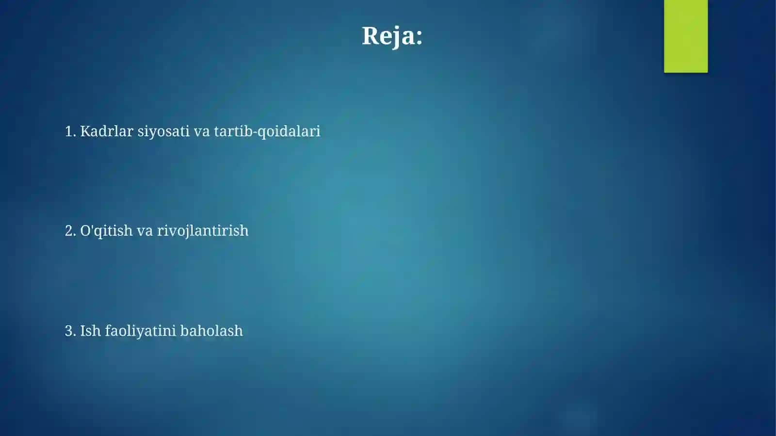 Sotsial xizmatda personalni boshqarish 2