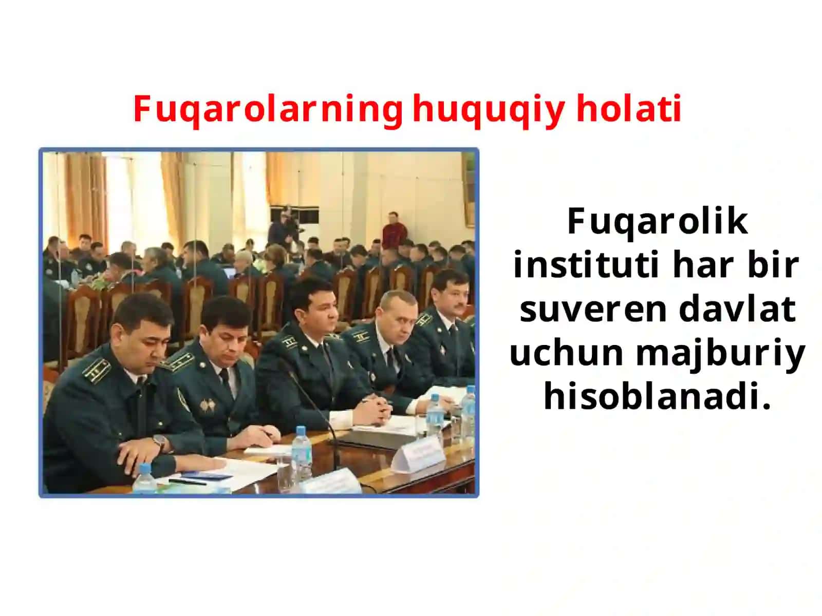 Fuqarolarning huquqiy holati 2