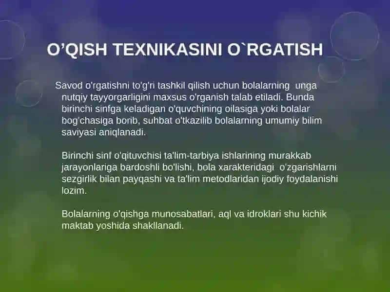Ifodali o‘qish va mutolaa madaniyati 2