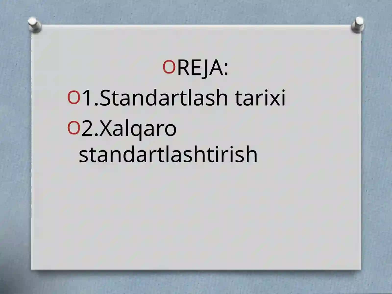 Standartlash Tarixi 2