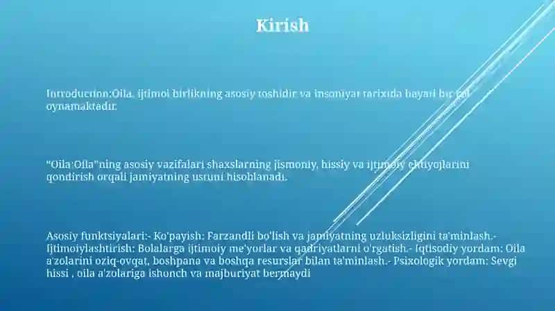 Oila Va Uning Asosiy Funksiyalari 2