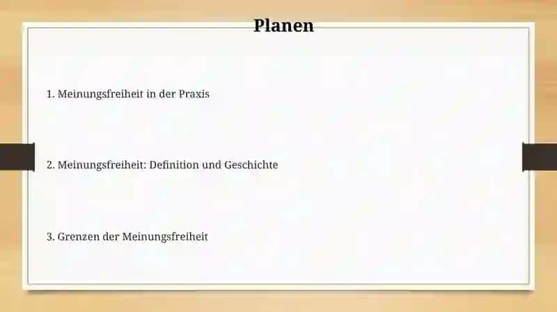 Freie Meinungsäußerung 2